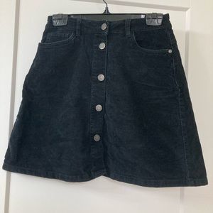4/$30 Noisy May corduroy Mini Skirt Sz S grungy alt goth
